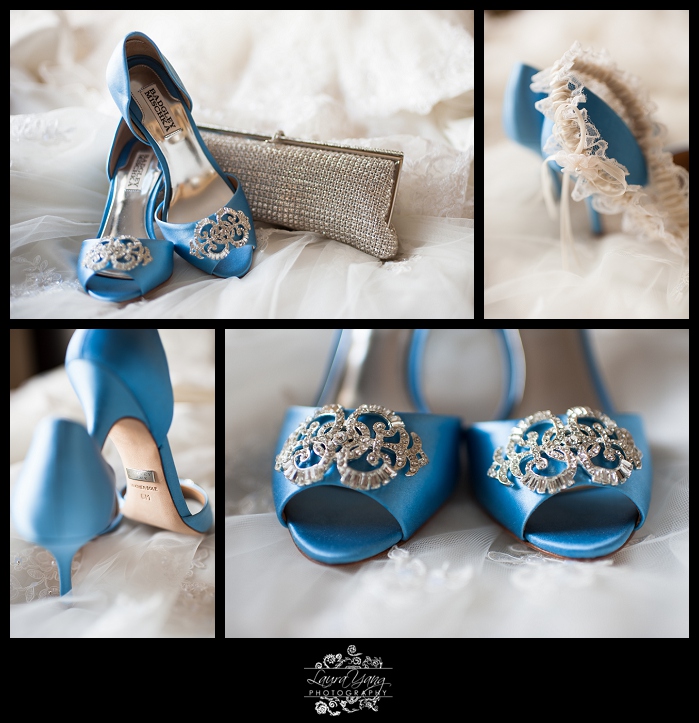 New York City Wedding Photography Badgley Mischka Shoes