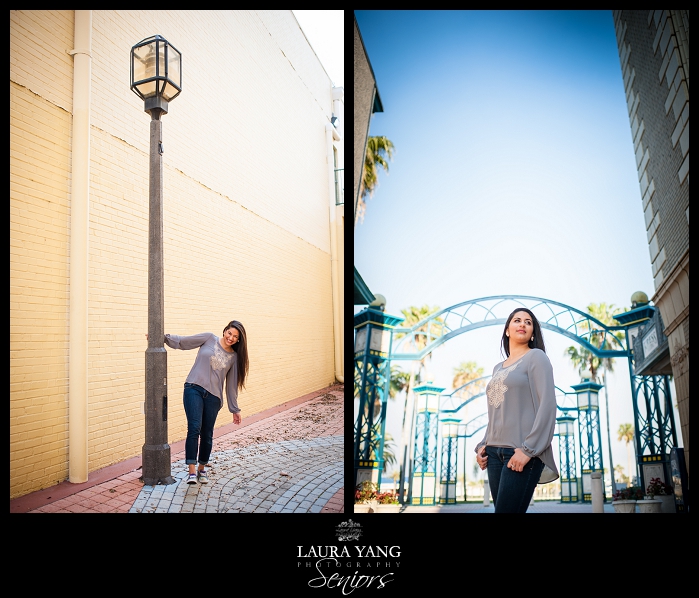 Downtown Daytona Beach senior portraits