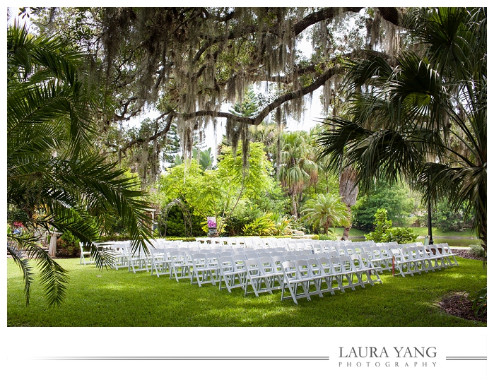 outdoor wedding ceremony setup