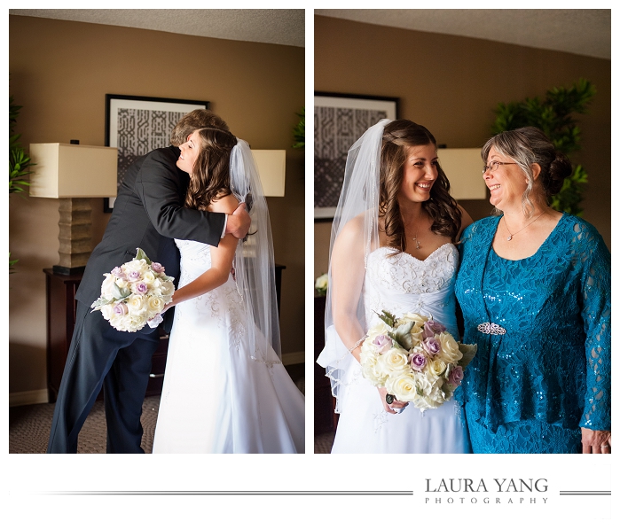 Bride and parents Daytona Beach wedding photographer