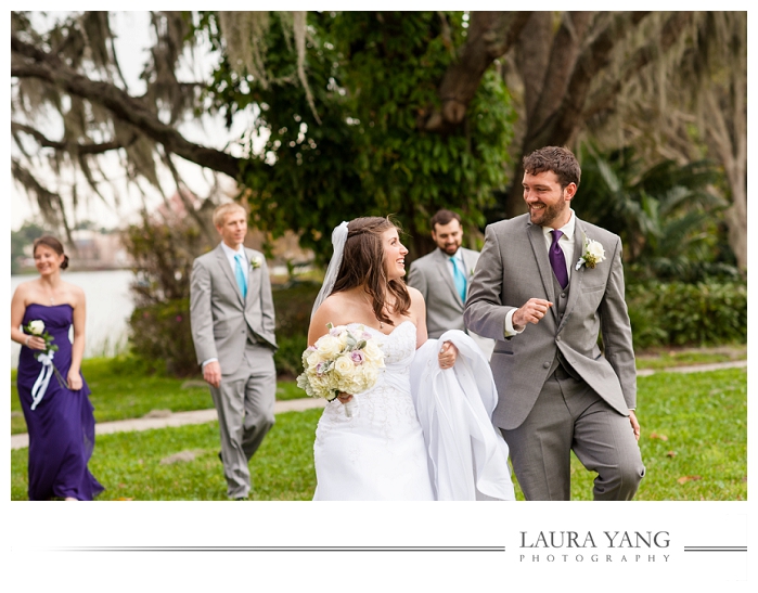 Orlando Science Center wedding bridal party portraits