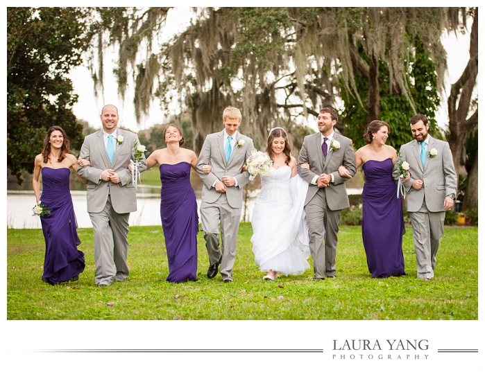 Orlando bridal party wedding photography