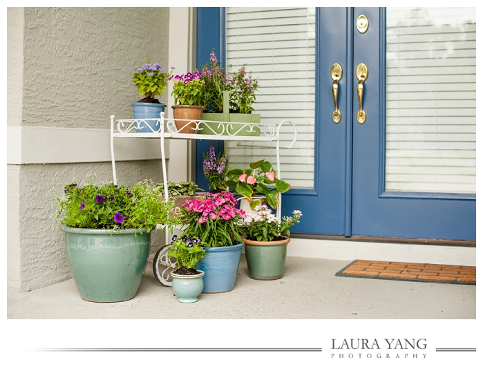 Potted Floral Entryway Decor